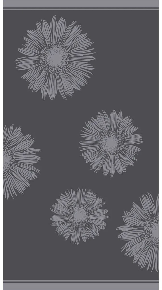 Πετσέτα Θαλάσσης (86x160) Melinen Flower D.Grey