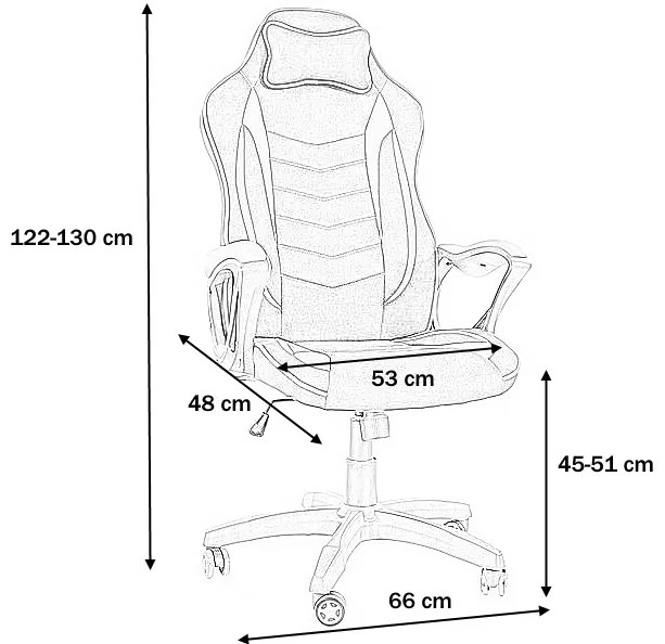 Καρέκλα γραφείου Zenvo B/ G