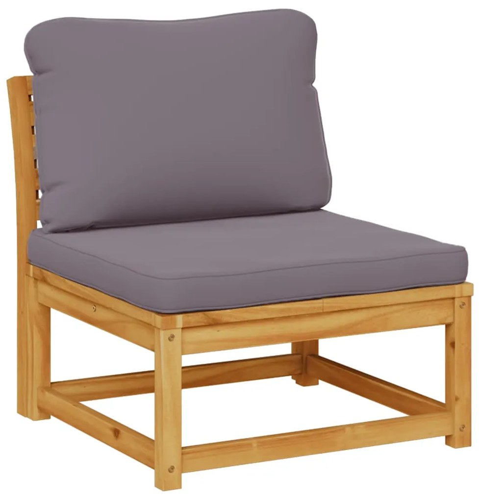 vidaXL Σαλόνι Κήπου Σετ 11 Τεμαχίων Μασίφ Ξύλο Ακακίας με Μαξιλάρια