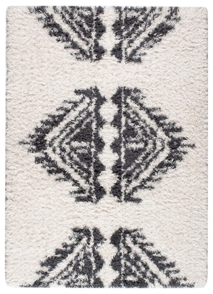 Χαλί (160x230) Polcarpet New Flokati 374 Beige/D.Grey
