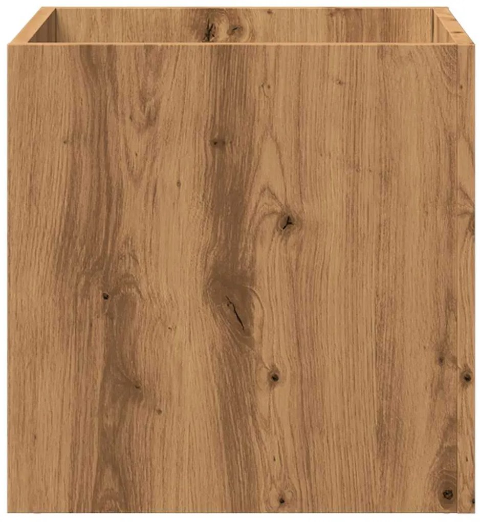 vidaXL Κουτί γλάστρας Artisan Oak 40x40x40 cm Κατασκευασμένο ξύλο