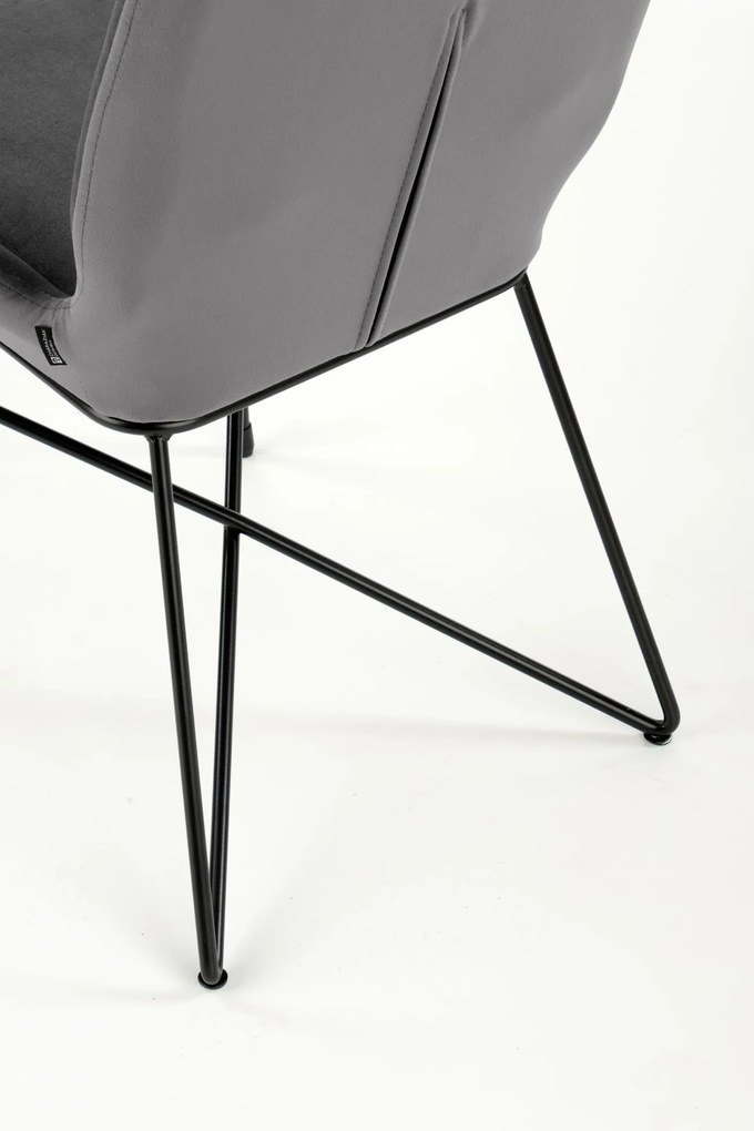 K454 chair color: grey DIOMMI V-PL-K/454-KR-POPIELATY