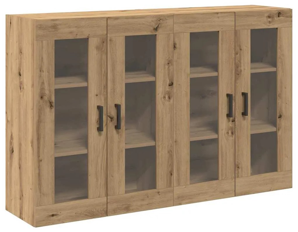 vidaXL Επιτοίχιο ντουλάπι 2 pcs artisan δρυς 69.5 x 34 x 90 εκ.