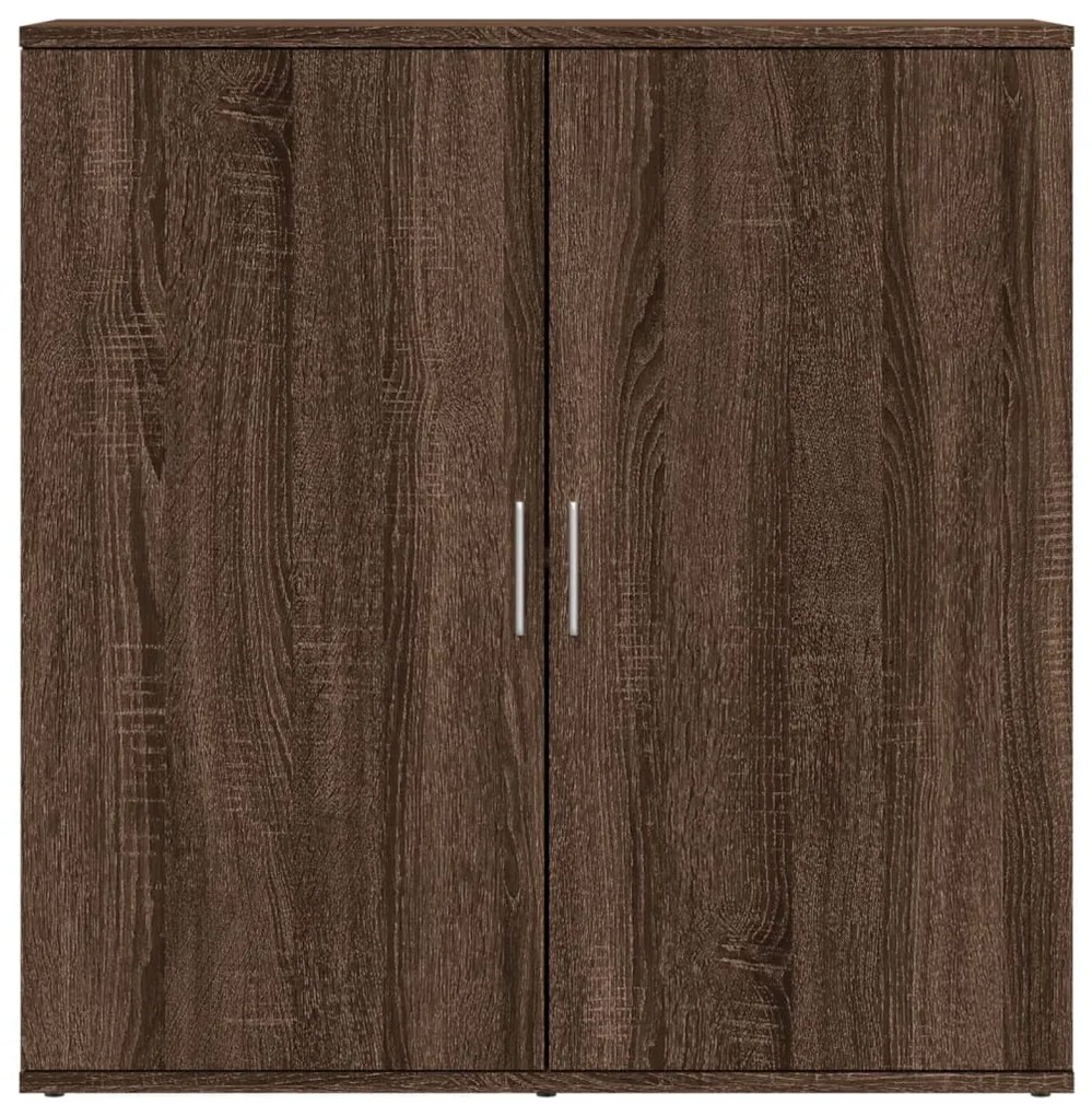 vidaXL Βοηθητικό Ντουλάπι Καφέ Δρυς 79x38x80εκ. από Επεξεργασμένο Ξύλο