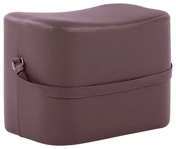 Σκαμπό Beate Με Pu Σε Μωβ Απόχρωση 50x34x35y Εκ.
