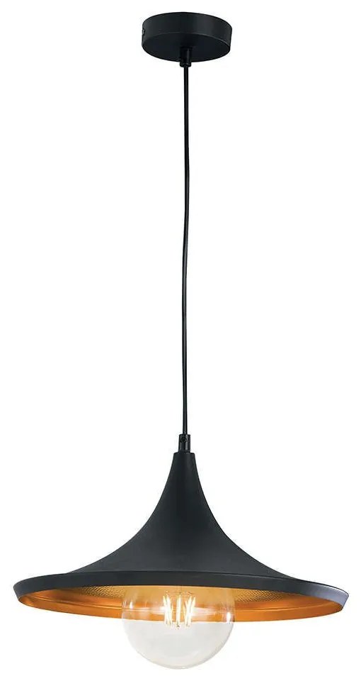 Φωτιστικό Οροφής I-Broadway-S1 8031440354370 Black -Gold Luce Ambiente Design Μέταλλο