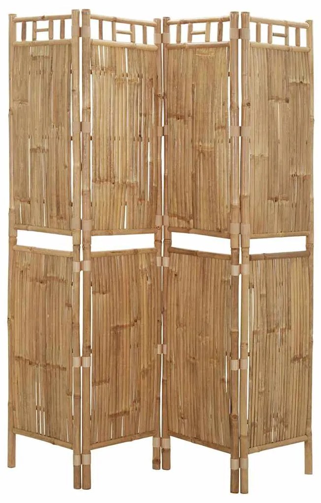 vidaXL Διαχωριστικό Δωματίου με 4 Πάνελ 160 x 180 εκ. από Μπαμπού