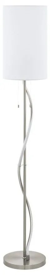 Φωτιστικό Δαπέδου Led Espartal 98309 White Eglo Metal, Fabric