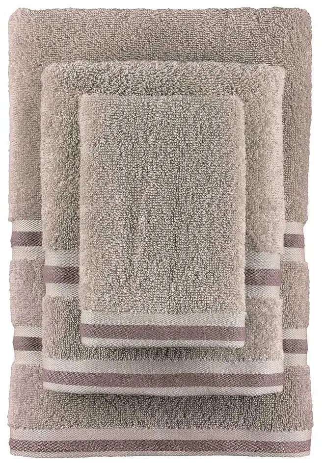 Πετσέτες Μπάνιου (Σετ 3τμχ) Palamaiki Etem Beige 450gsm