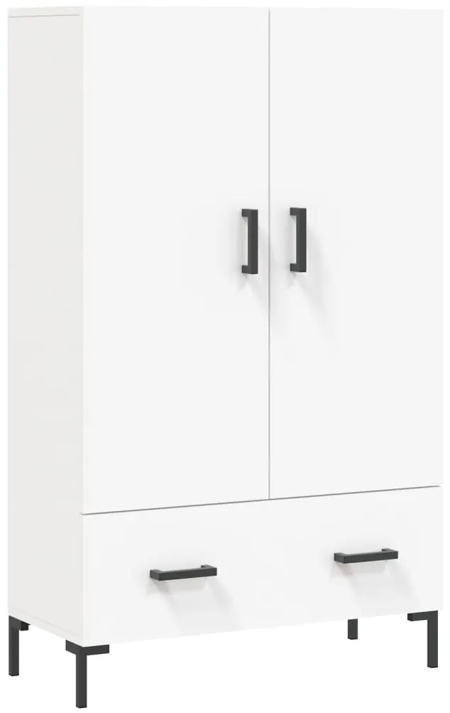 vidaXL Ντουλάπα Λευκή 69,5 x 31 x 115 εκ. από Επεξεργασμένο Ξύλο