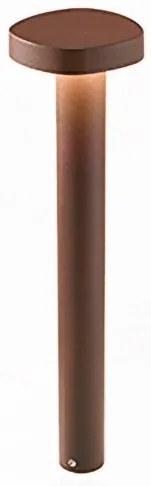 Επιδαπέδιο Φωτιστικό 50cm LED 7W IP54 3000K Ciottolo Zafferano-LD0485R3-Καφέ LD0485R3