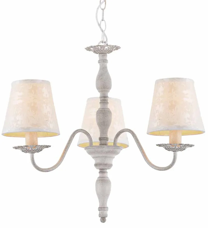 Φωτιστικό Οροφής Τρίφωτο Aca Karpathia DL9503PWB Antique White/Cream
