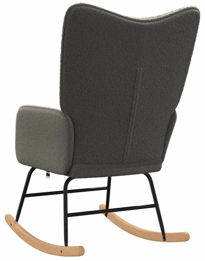 vidaXL Χαλαρωτική Πολυθρόνα Σκούρο γκρι 61 x 78 x 98 εκ. ύφασμα