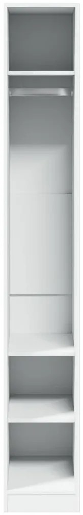 vidaXL Ντουλάπα Λευκή 30x50x200 εκ. από Επεξεργασμένο Ξύλο