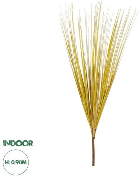 Artificial Garden YELLLOW GRASS BOUQUET 21162 Τεχνητό Διακοσμητικό Μπουκέτο Grass Κίτρινο Y90cm Globostar-21162-Κίτρινο 21162