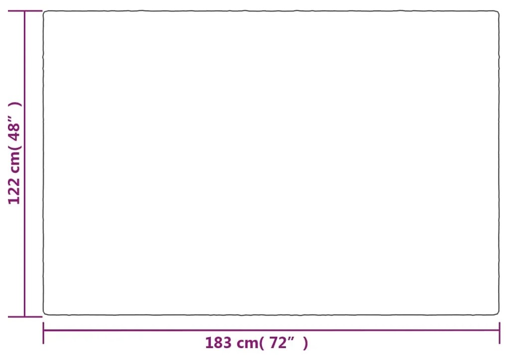 ΚΟΥΒΕΡΤΑ ΒΑΡΥΤΗΤΑΣ ΜΕ ΚΑΛΥΜΜΑ ΓΚΡΙ 122X183 ΕΚ. 9 Κ. ΥΦΑΣΜΑΤΙΝΗ 3154884