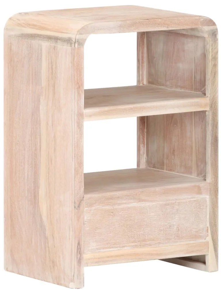 vidaXL Κομοδίνο 40 x 30 x 60 εκ. από Μασίφ Ξύλο Ακακίας