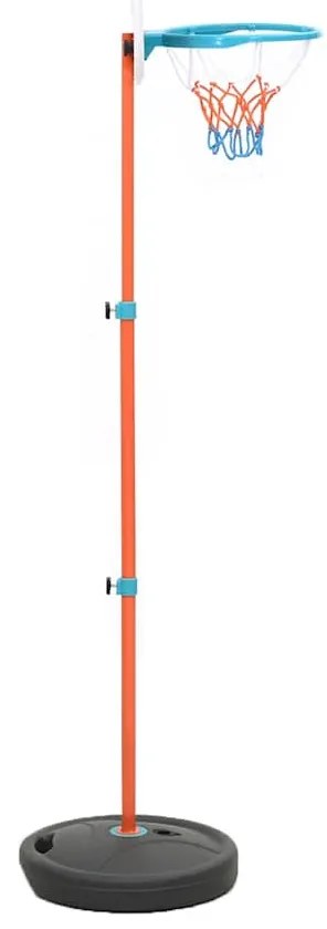 vidaXL Σετ Παιδικής Μπασκέτας Φορητή Ρυθμιζόμενη 133-160 εκ.