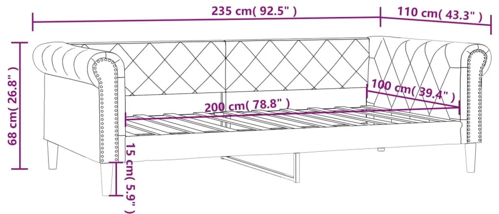 ΚΑΝΑΠΕΣ ΚΡΕΒΑΤΙ ΛΕΥΚΟ 100 X 200 ΕΚ. ΑΠΟ ΣΥΝΘΕΤΙΚΟ ΔΕΡΜΑ 354231