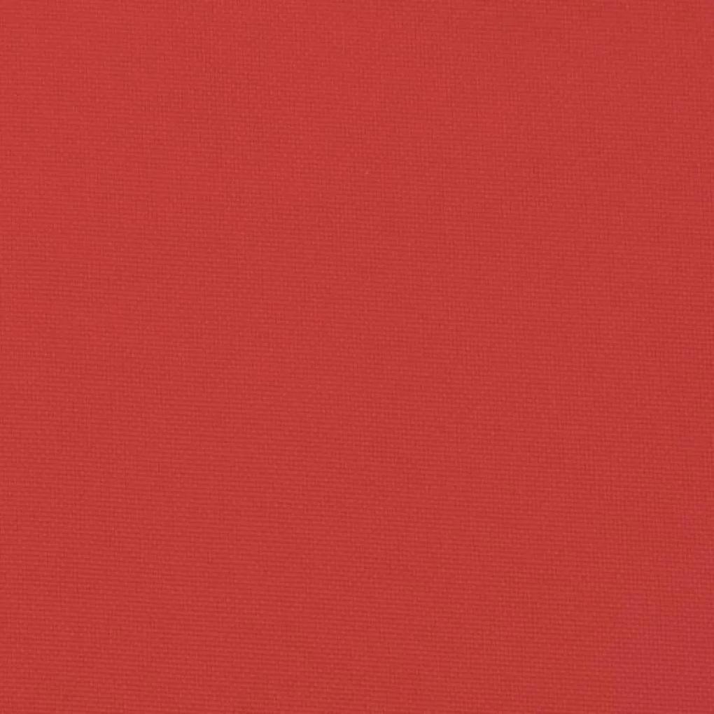 Μαξιλάρι Καναπέ Παλέτας Κόκκινο 120 x 80 x 12 εκ. Υφασμάτινο - Κόκκινο