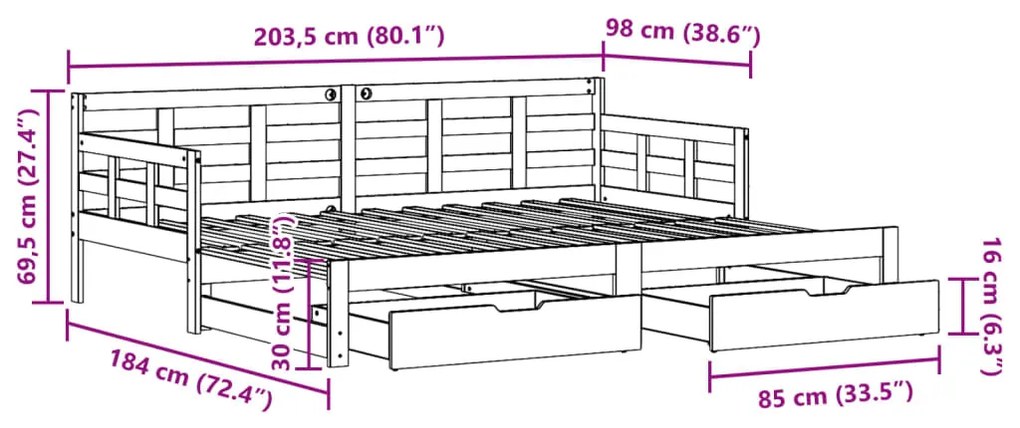 ΚΑΝΑΠΕΣ ΚΡΕΒΑΤΙ ΣΥΡΟΜΕΝΟΣ ΧΩΡΙΣ ΣΤΡΩΜΑ 90X200 ΕΚ. &amp; ΣΥΡΤΑΡΙΑ 3302255