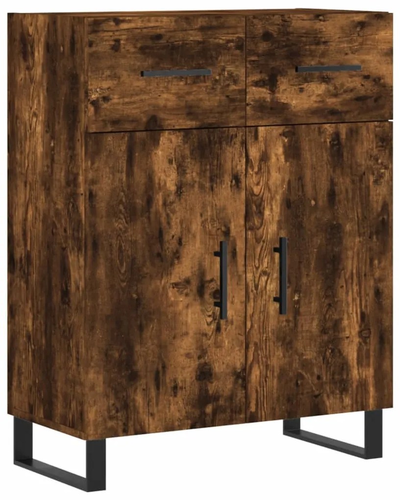 vidaXL Ντουλάπι Καπνιστή Δρυς 69,5x34x180 εκ. από Επεξεργασμένο Ξύλο