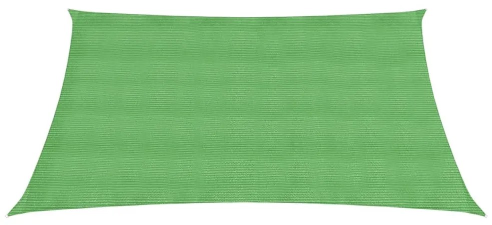 vidaXL Πανί Σκίασης Ανοιχτό Πράσινο 4,5 x 4,5 μ. από HDPE 160 γρ./μ²