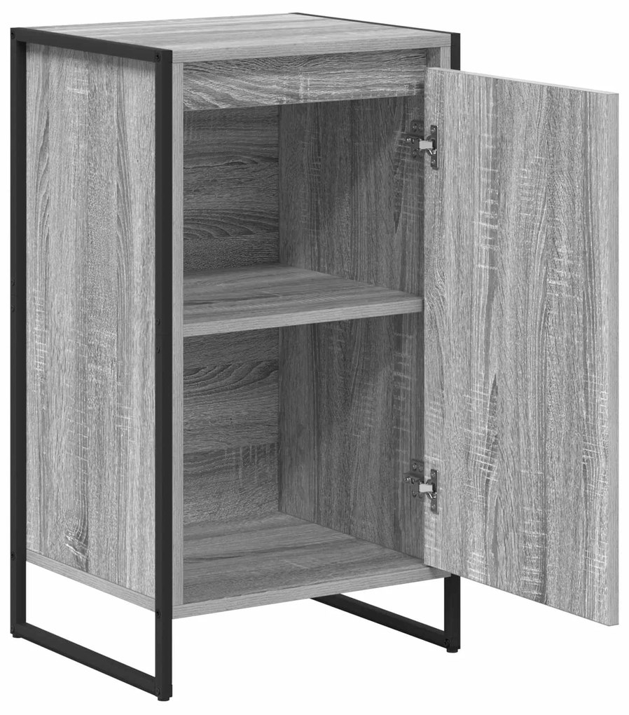 vidaXL Πλαϊνό γραφείο Γκρίζο Σονομα 43 x 36 x 75,5 εκ.