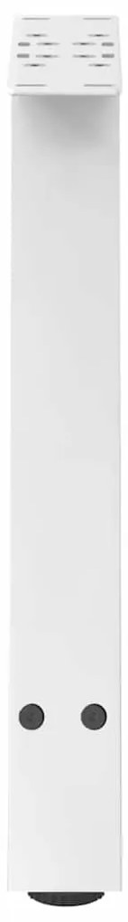 vidaXL Πόδια Τραπεζιού Σαλονιού σε Σχήμα Α, 2 τεμ. Λευκά 38x(42-43) εκ. Ατσάλι