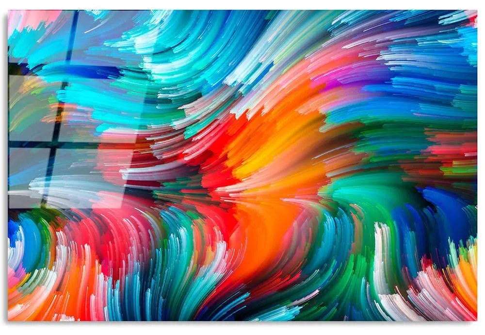 Πίνακας Γυάλινος 123BZM1360 70x50cm Multi Wallity Horizontal Γυαλί