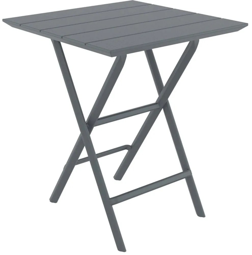 Τραπέζι Πτυσ/νο Helen 20.0892 60x60x74cm Dark Grey
