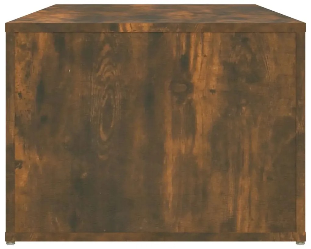 vidaXL Τραπεζάκι Σαλονιού Καπνιστή Δρυς 100x50x36 εκ. Επεξεργασμ. Ξύλο