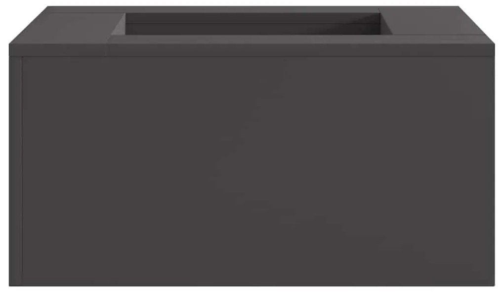 vidaXL Φωτιά Μαύρο 60 x 60 x 30 cm Κρύα έλαση από χάλυβα