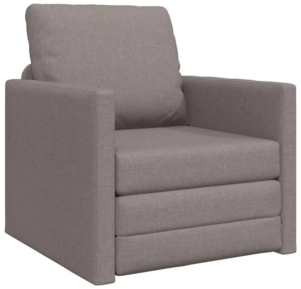 vidaXL Καθιστικό Κρεβάτι 2-σε-1 Ταπέ 74x77x81 εκ Ύφασμα