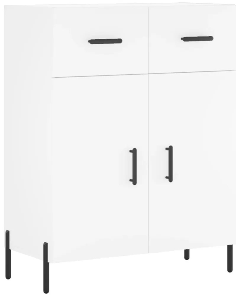 vidaXL Ντουλάπι Λευκό 69,5x34x180 εκ. από Επεξεργασμένο Ξύλο
