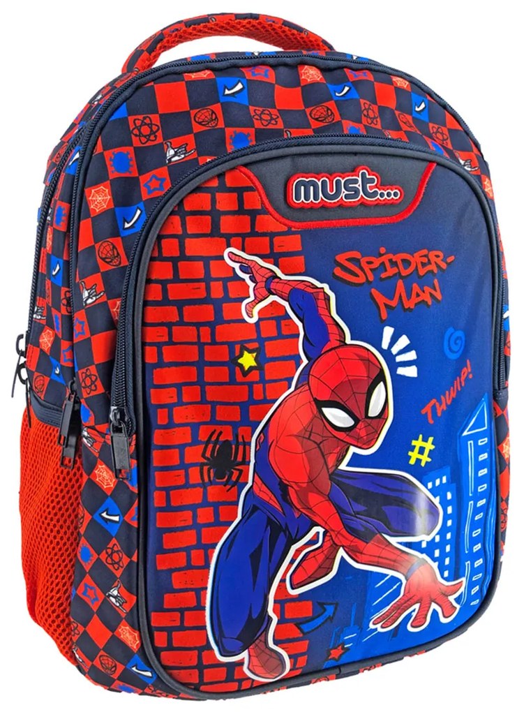 Σχολική Τσάντα Δημοτικού (32x18x43) Must Spiderman THWIP 508375