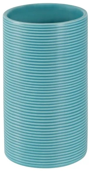 Ποτήρι Μπάνιου Κεραμικό Tube Ribbed Acqua 6x10,5 - Spirella