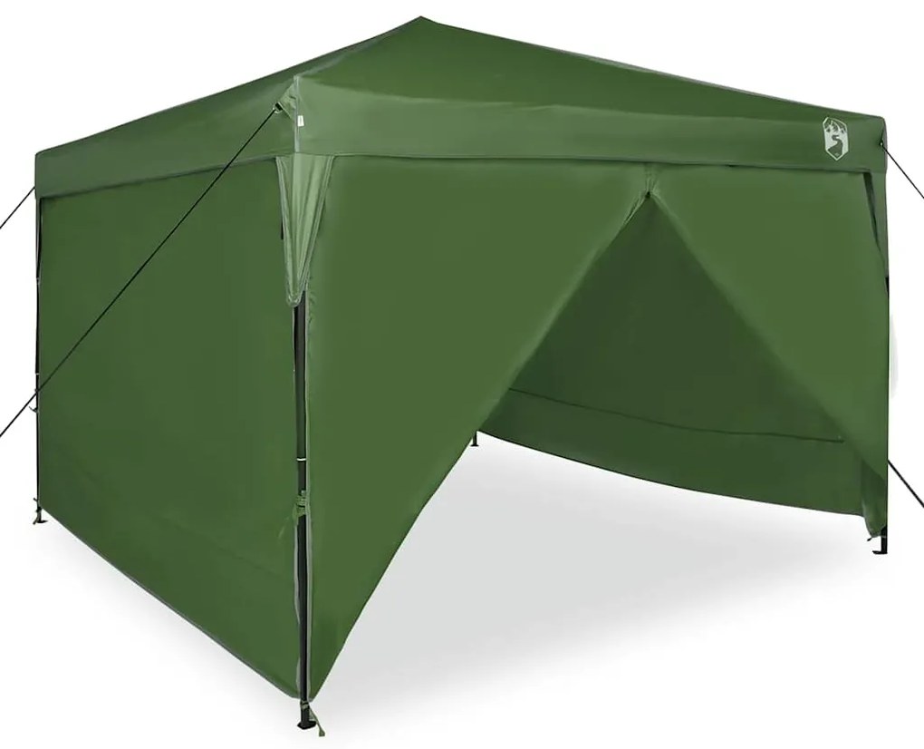 vidaXL Σκηνή Canopy Pop-up Πράσινο 300 x 300 cm ύφασμα