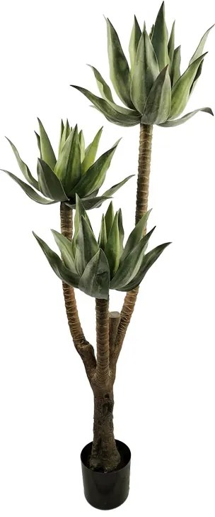 Διακοσμητικό φυτό Lotus σε γλάστρα Inart πράσινο pp Υ150εκ