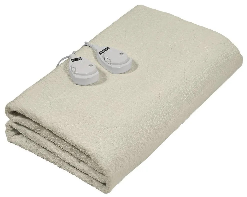 Ηλεκτρική Κουβέρτα Comfort 0488 Ecru Das Home Διπλό 140x155cm Πολυέστερ