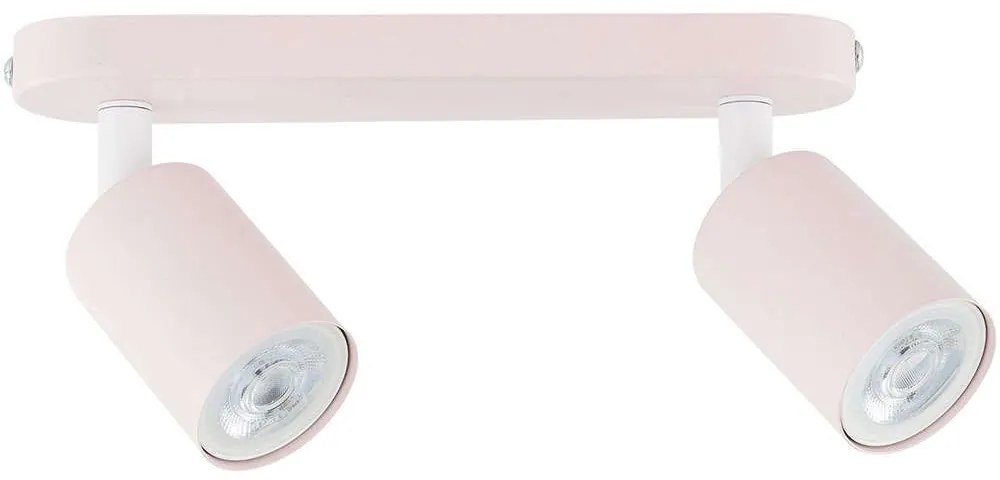 Φωτιστικό Οροφής - Σποτ Livia 10233 35x17,5x14cm 2xGu10 10W Pink TK Lighting