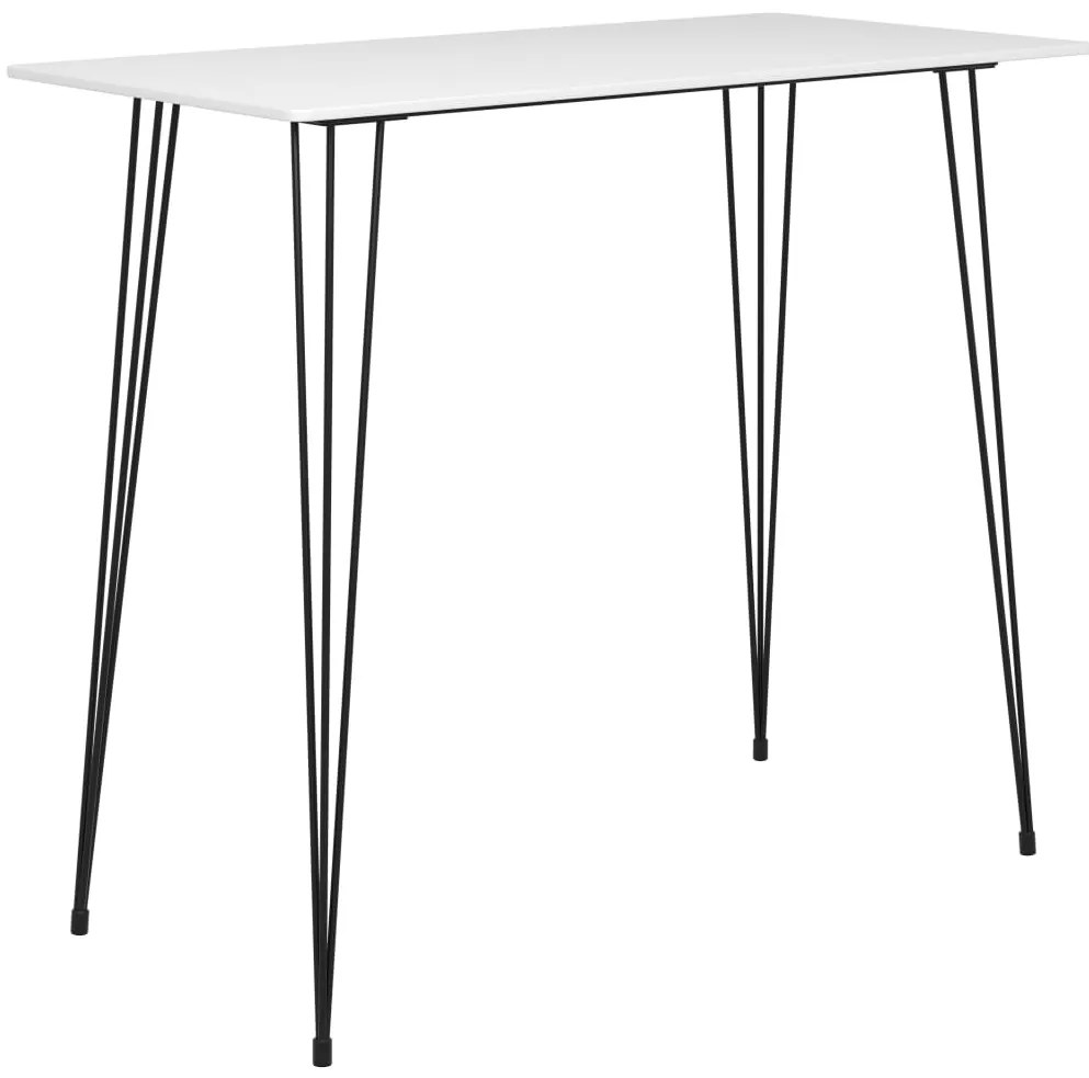 vidaXL Σετ Επίπλων Μπαρ 5 Τεμαχίων Λευκό / Μαύρο