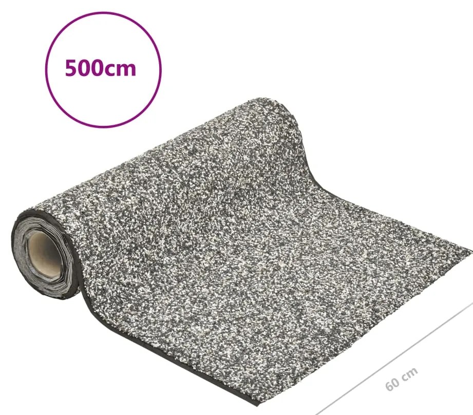 vidaXL Μεμβράνη Λίμνης με Όψη Πέτρας Γκρι 500 x 60 εκ.