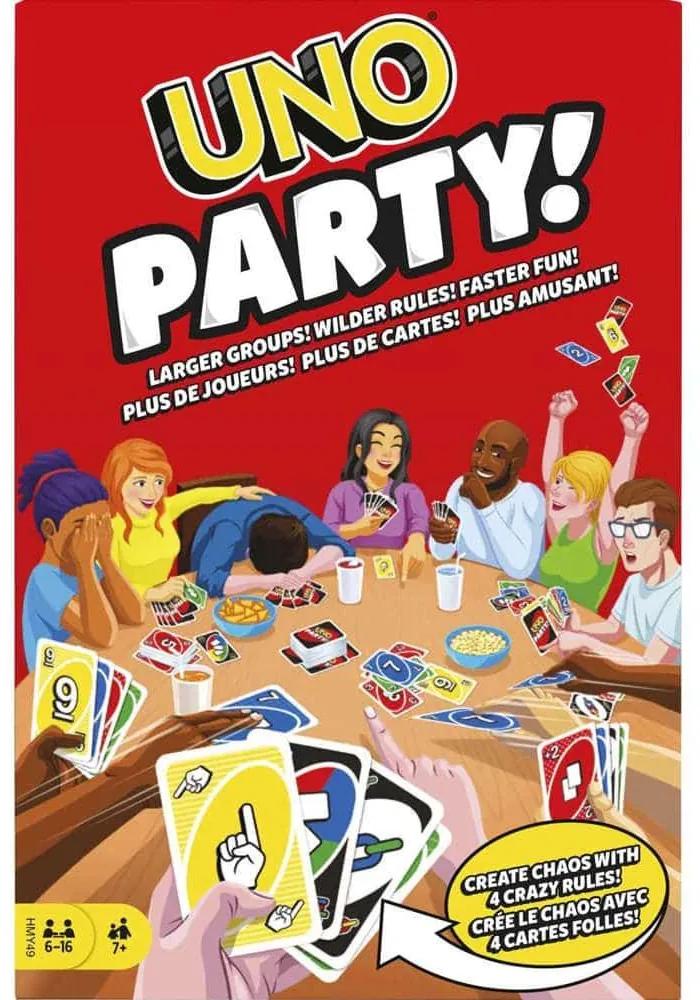 Επιτραπέζιο Παιχνίδι Κάρτες Uno Party HMY49 Multi Mattel