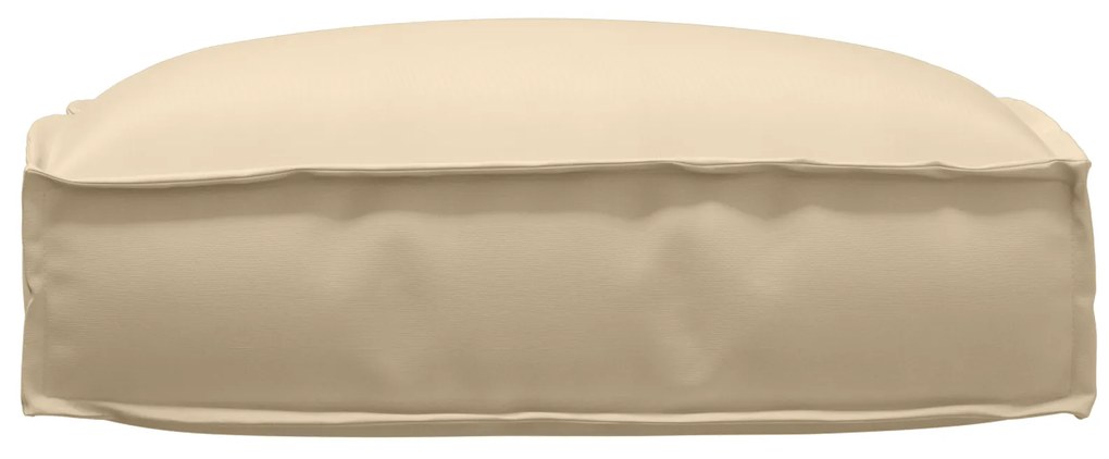 vidaXL Μαξιλάρι παλέτας για κάθισμα Μπεζ 50 x 50 x 12 cm Ύφασμα Oxford