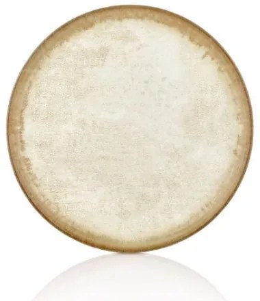 Πιατέλα Πορσελάνης Πίτσας Smooth Ambience Yellow 32εκ. Ν. 4419 - By Bone