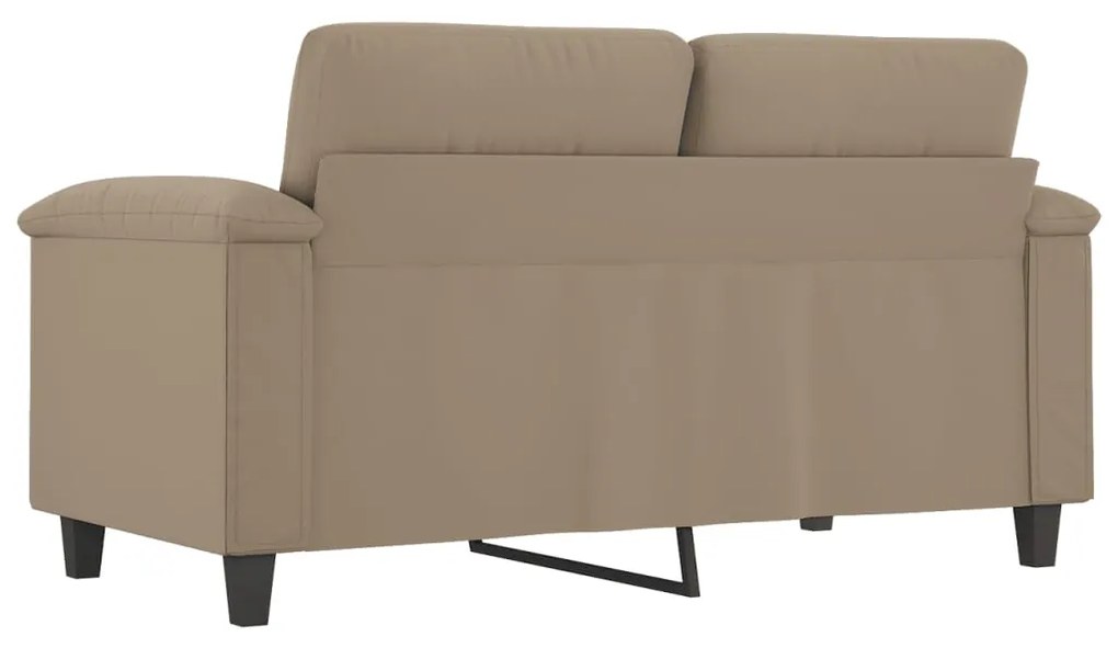 vidaXL Καναπές Διθέσιος Taupe 120 εκ. Ύφασμα μικροϊνών