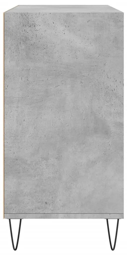 vidaXL Ραφιέρα Γκρι Σκυροδέματος 103,5 x 35 x 70 εκ. από Επεξεργ. Ξύλο