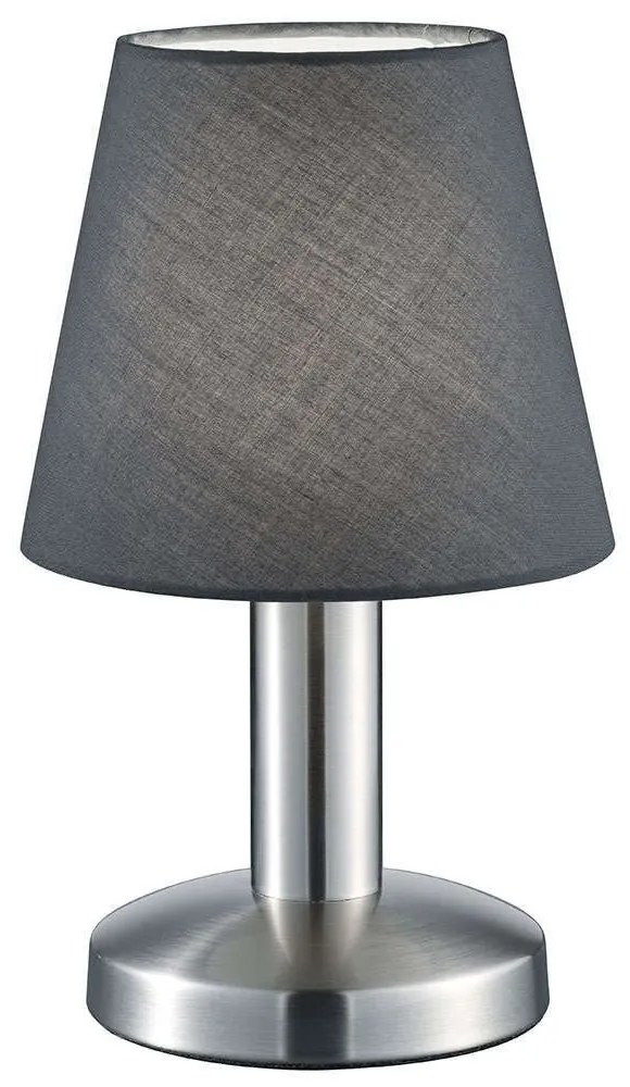 Φωτιστικό Επιτραπέζιο Mats II 599700142 14x24cm 1xE14 40W Nickel-Grey Trio Lighting