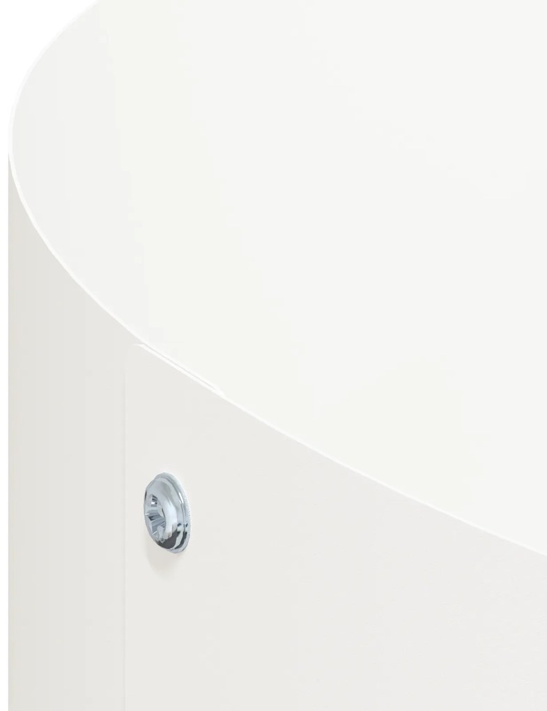 vidaXL Γλάστρα Κήπου Λευκό 40 x 40 x 20 cm Ατσάλι
